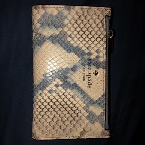 Kate Spade Mikey Wallet Snake Skin